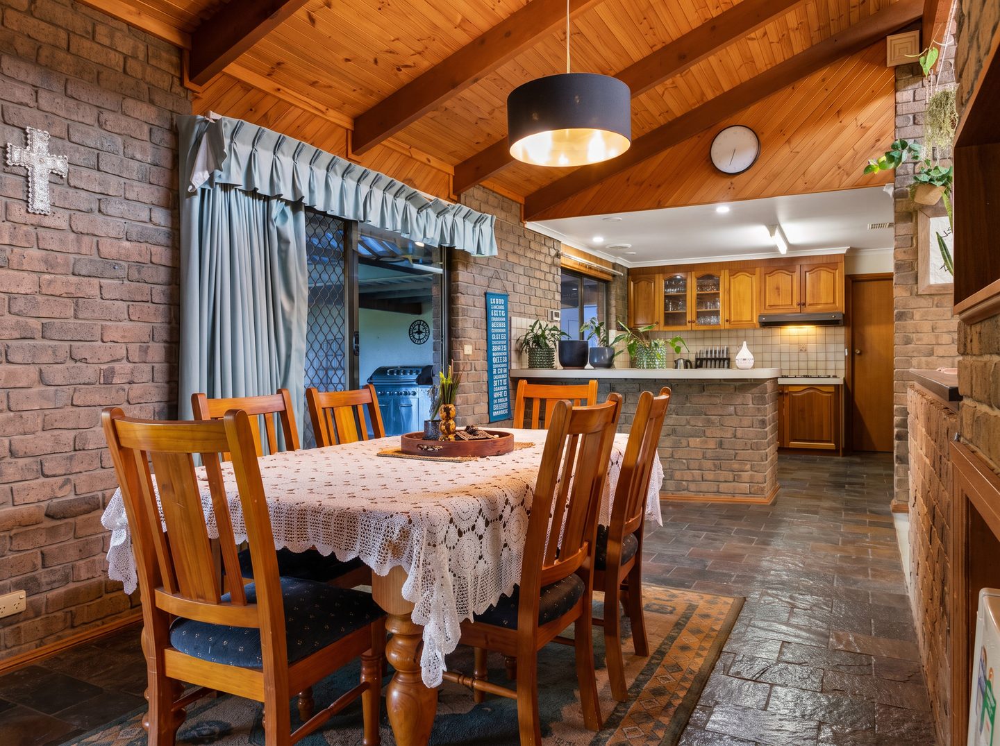 Meals area beside the kitchen