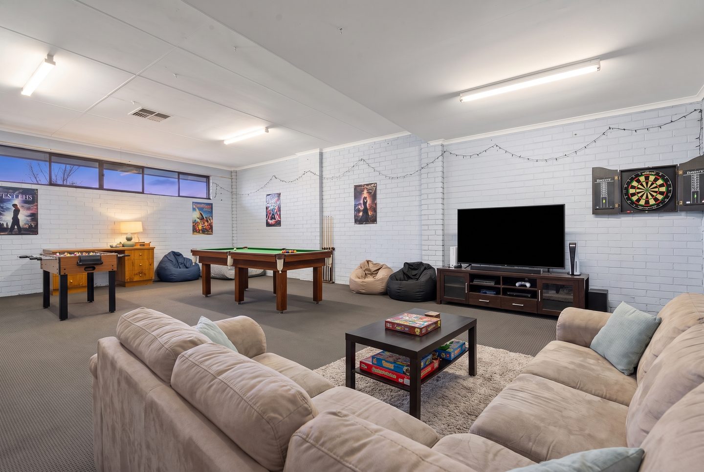 Rumpus and games room